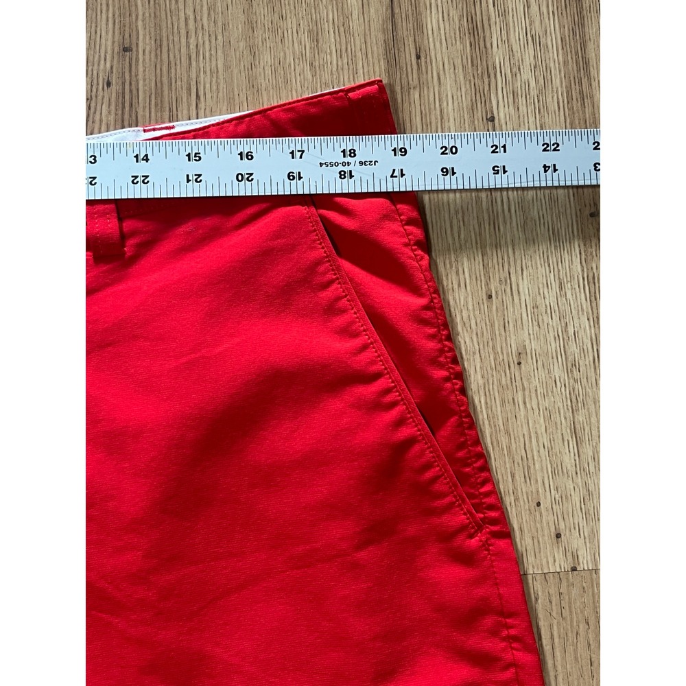 Cutter & Buck Shorts Mens 36 Red CB DryTec Golf Performance Stretch Flat Summer - Picture 6 of 8